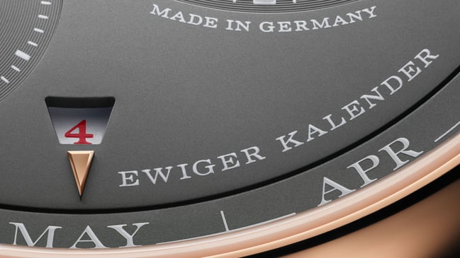 A. Lange & Söhne: Schaltjahresanzeige der Lange1 Ewiger Kalender