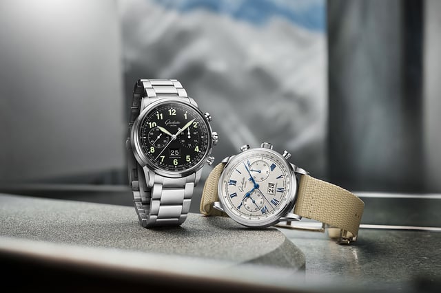 Glashütte Original Senator Chronograph und Senator Chronograph Navigator, zwei Uhren