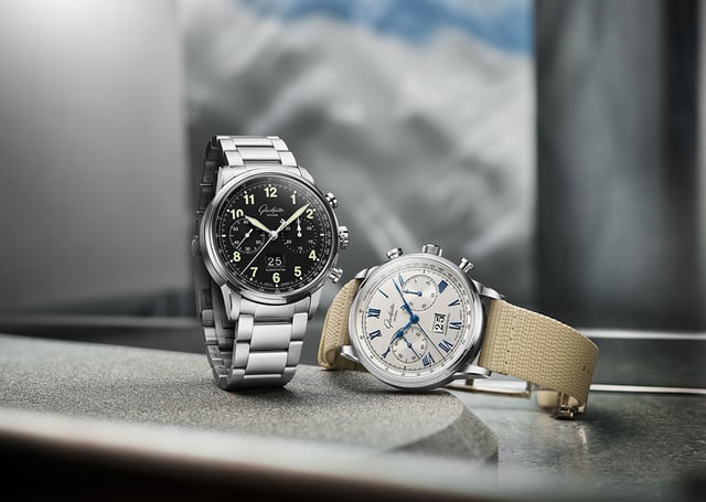 Glashütte Original Senator Chronograph und Senator Chronograph Navigator, zwei Uhren
