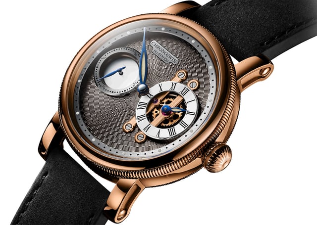 Chronoswiss StrikeTwo Nugget, Uhr in 3D gedreht