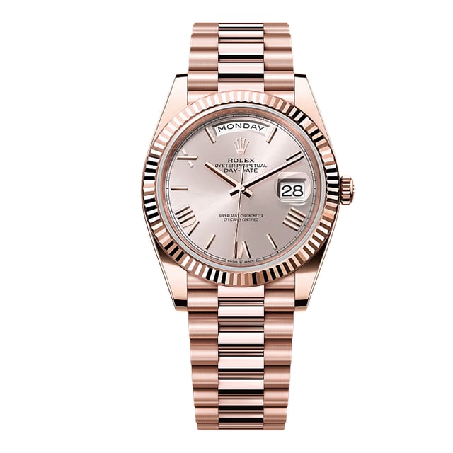 Rolex Day-Date 40, Oyster, 40 mm, Everose-Gold, Referenz 228235, 47.100 Euro