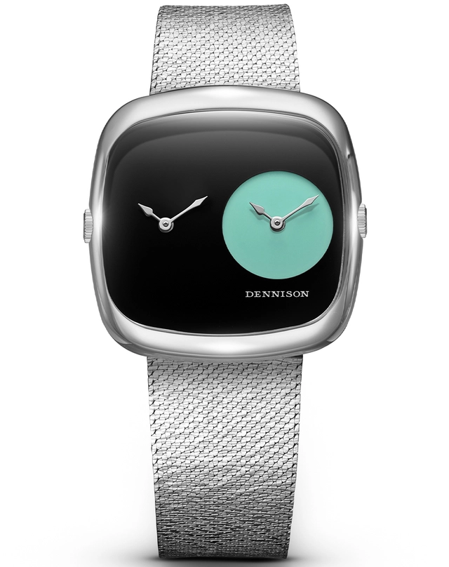 Dennison – ALD Dual Time Capsule Collection II, elegante Uhr mit zwei Zeitanzeigen