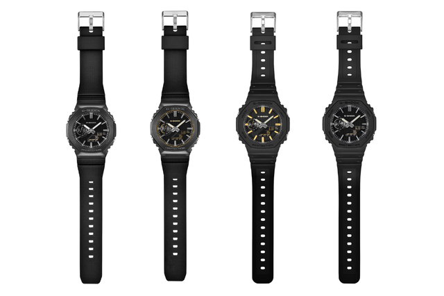 Alle Versionen der neuen G-SHOCK GM-2100 Black Luxe