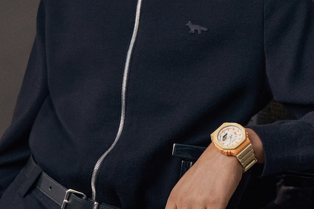 Uhr am Handgelenk, G-Shock x Maison Kitsuné