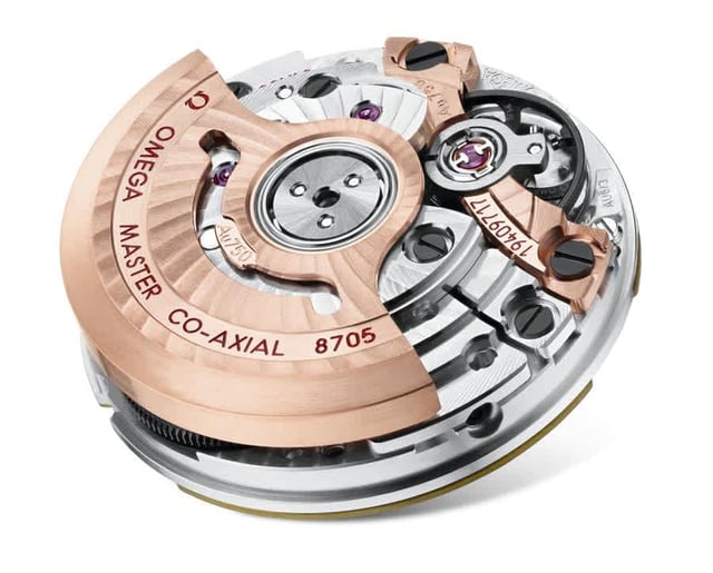 Omega-Kaliber: 8705 für Damenmodelle, mit Datumsanzeige