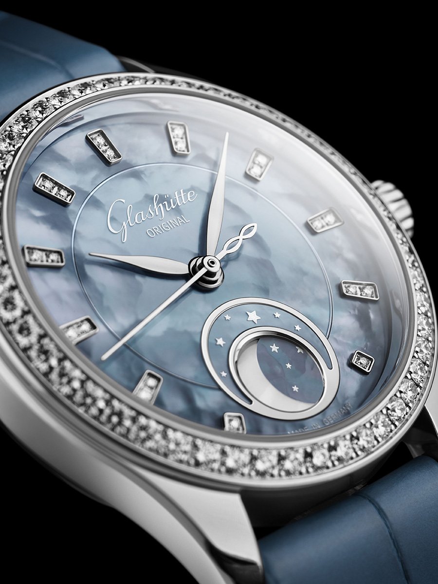 Glashütte Original: Lady Serenade, Ref. 1-35-14-04-12-04, Zifferblatt