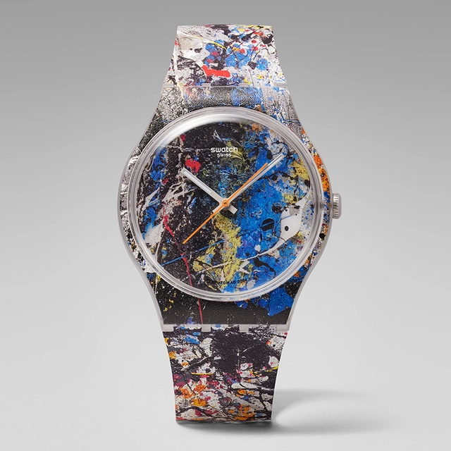 Swatch x Guggenheim Kollektion: Pollock’s Alchemy, SUOZ366, Front