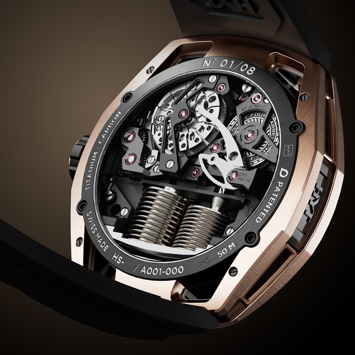 HYT: Conical Tourbillon Midnight Blue Boden