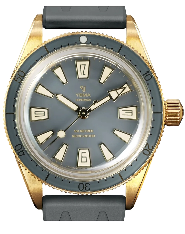 Yema – Skin Diver Slim Bronze CMM.20 Limited Edition, limitierte Taucheruhr aus Bronze mit Automatikwerk