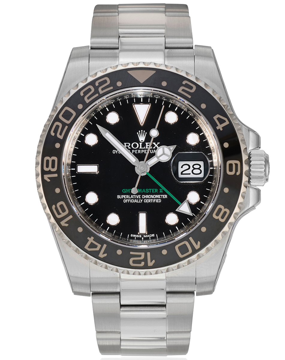 Rolex GMT-Master II „Sea King“ Ref. 116710LN (2014), Automatikuhr mit Keramiklünette für Vielreisende
