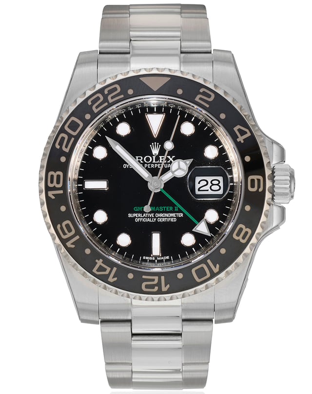 Rolex GMT-Master II „Sea King“ Ref. 116710LN (2014), Automatikuhr mit Keramiklünette für Vielreisende
