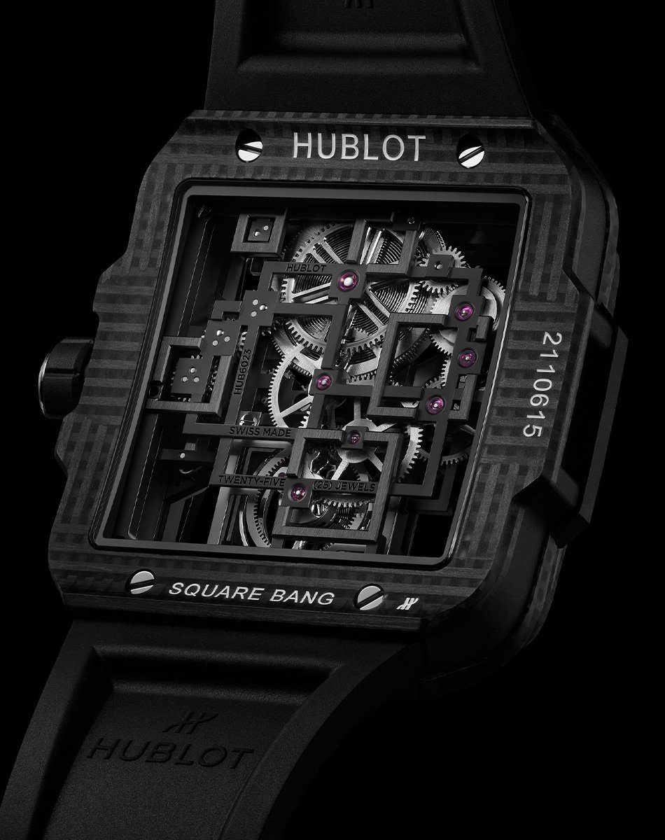 Hublot – Square Bang Tourbillon 4-Day Power Reserve, Feinmechanik der Uhr