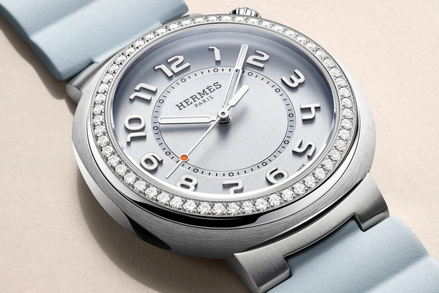 Hermès Cut Azurblau 