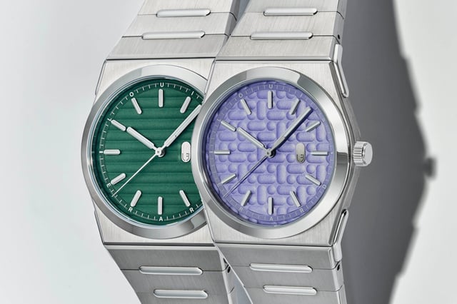 Louis Erard 2340 Mauve und 2340 Forest: Zwei Uhren