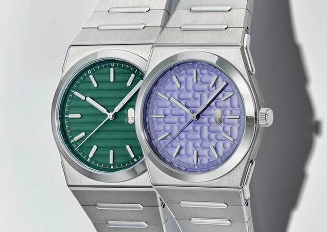 Louis Erard 2340 Mauve und 2340 Forest: Zwei Uhren