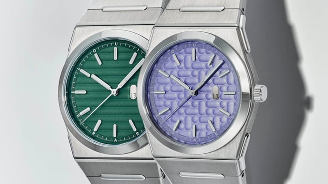 Louis Erard 2340 Mauve und 2340 Forest: Zwei Uhren