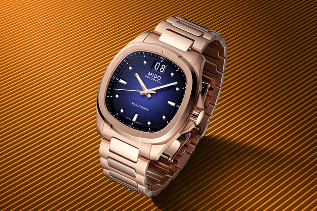 Mido Multifort TV Big Date M049.526.33.041.00, Uhr mit rosé-Finish