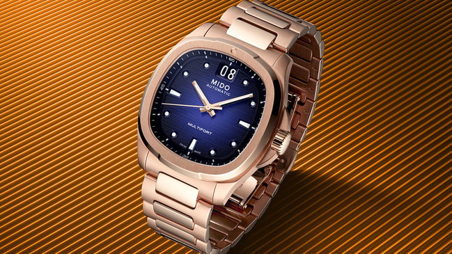 Mido Multifort TV Big Date M049.526.33.041.00, Uhr mit rosé-Finish