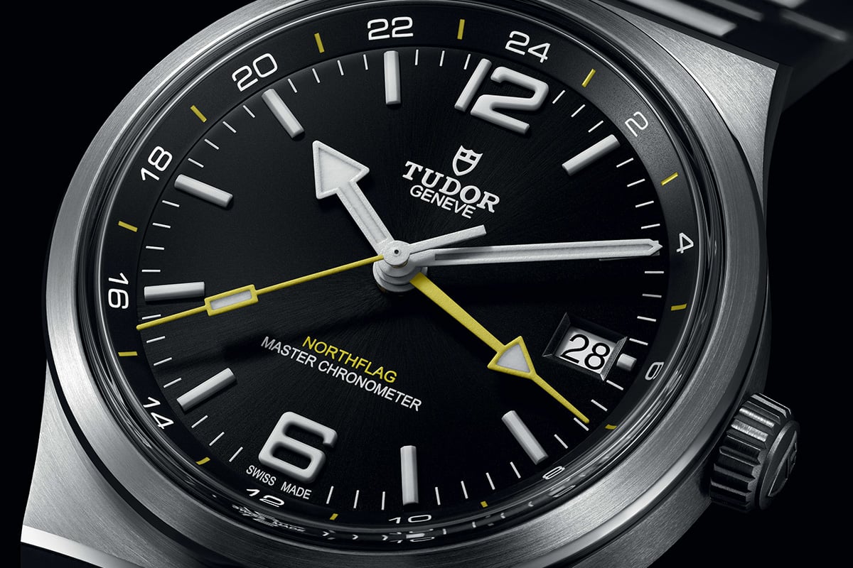 Tudor Northflag 9140G1A0U: Zifferblattdetailansicht
