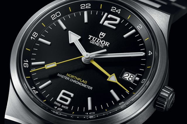 Tudor Northflag 9140G1A0U: Zifferblattdetailansicht
