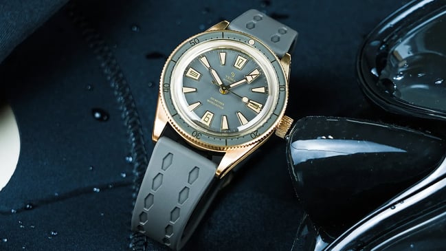 Yema – Skin Diver Slim Bronze CMM.20 Limited Edition, limitierte Taucheruhr aus Bronze mit Automatikwerk