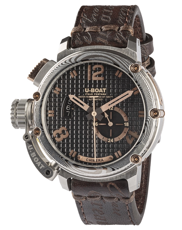 U-Boat – Chimera Damasco Bronze, limitierte Taucheruhr mit Automatikwerk und ausgefallenem Design