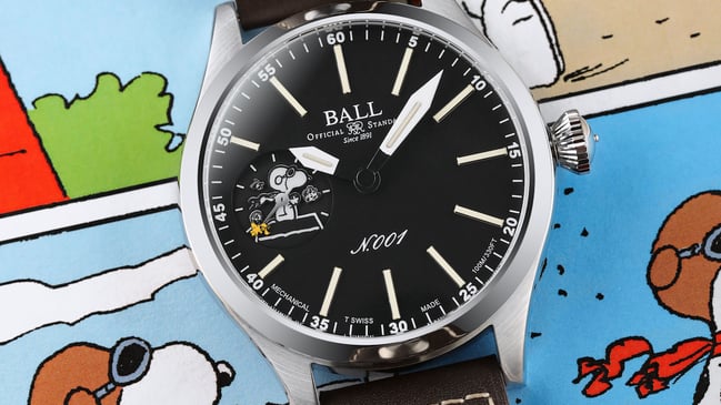Front der Ball Engineer Master II Snoopy Flying Ace
