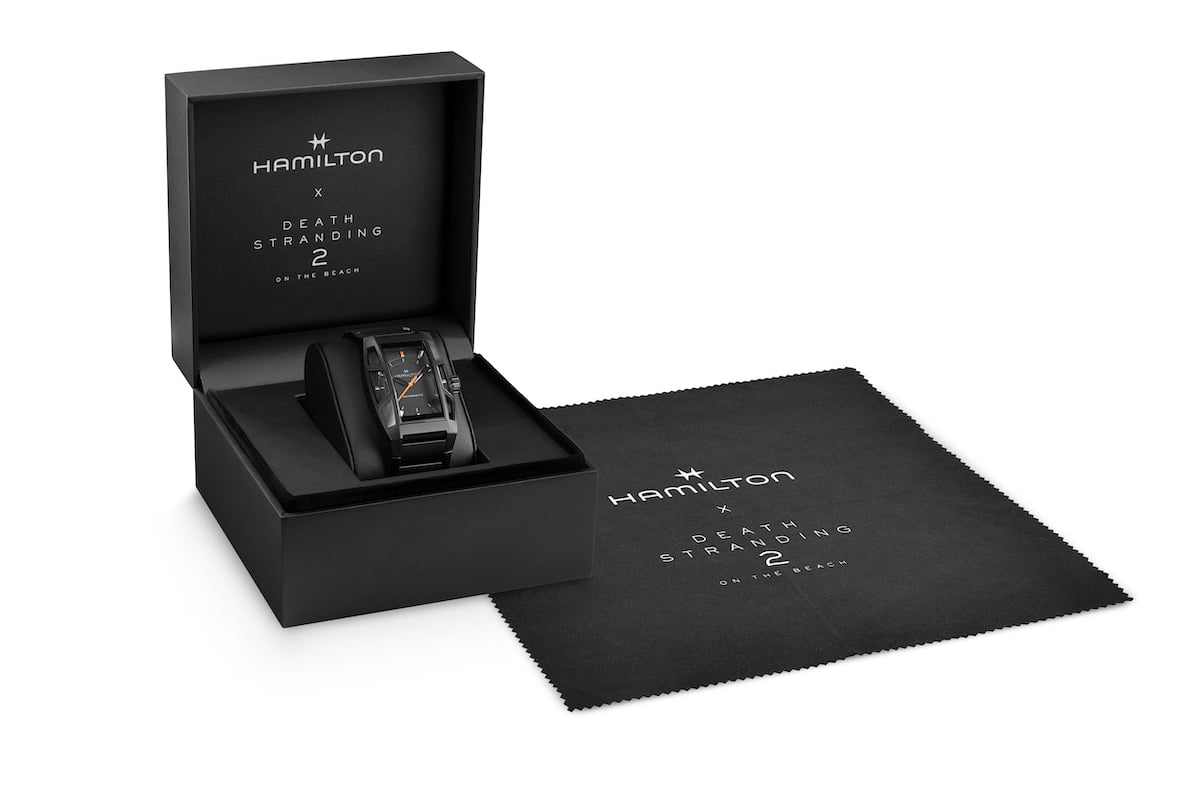 Hamilton Boulton Death Stranding 2 Limited Edition in einer Uhrenbox