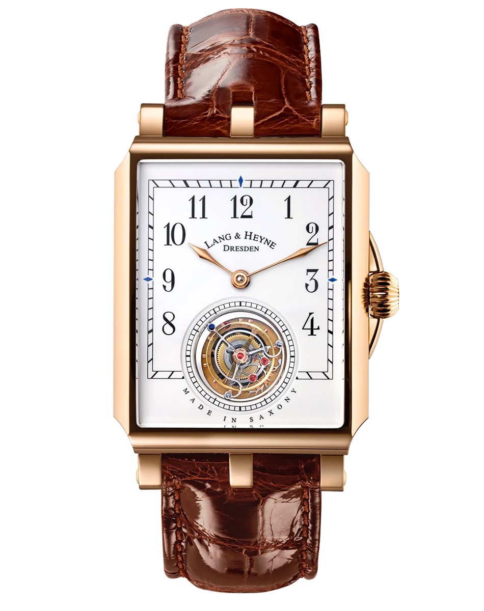 Lang & Heyne Anton, vollständig von Hand gefertigte Luxusuhr mit Tourbillon