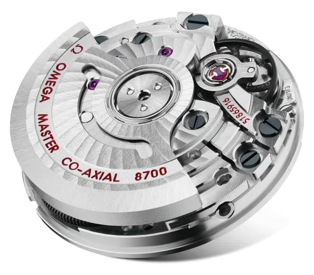 Omega-Kaliber: 8700 für Damenmodelle, Dreizeiger mit Datumsanzeige