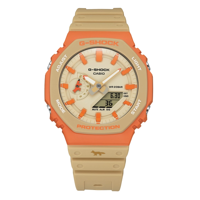 Uhr am Handgelenk, G-Shock x Maison Kitsuné