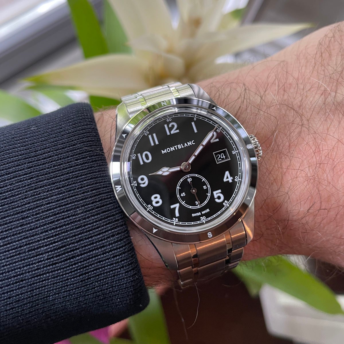 Montblanc 1858 Small Second 0 Oxygen Wristshot