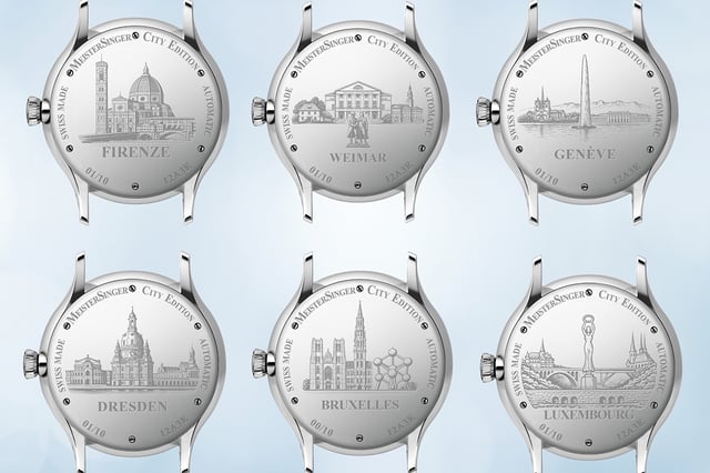 Meistersinger: City Edition 2026, Gehäuseboden mit Gravuren