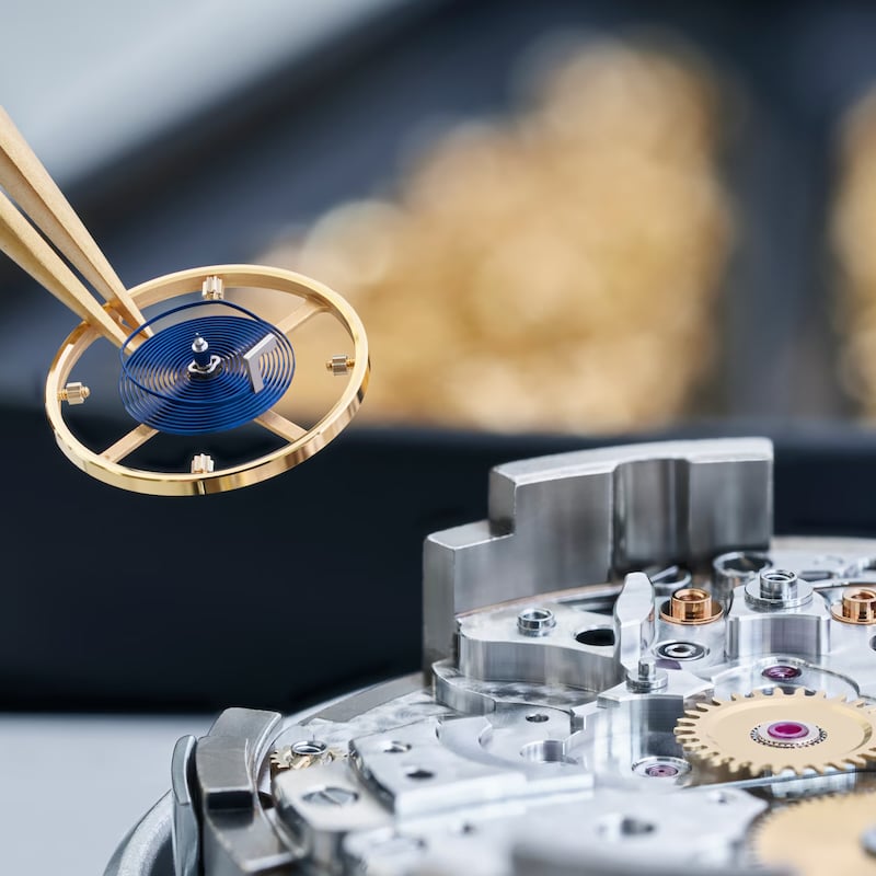 Das Uhrwerk einer Rolex