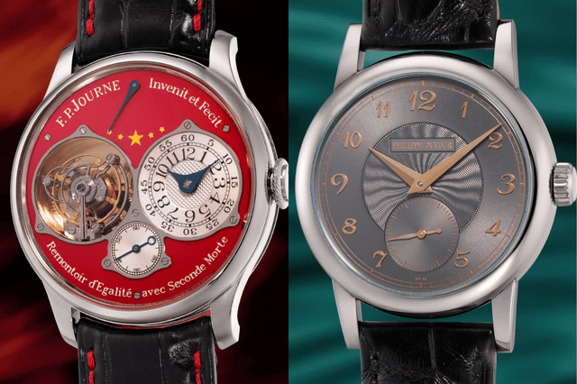  die F.P. Journe Tourbillon Souverain „Chine 2010“ und die Philippe Dufour Simplicity