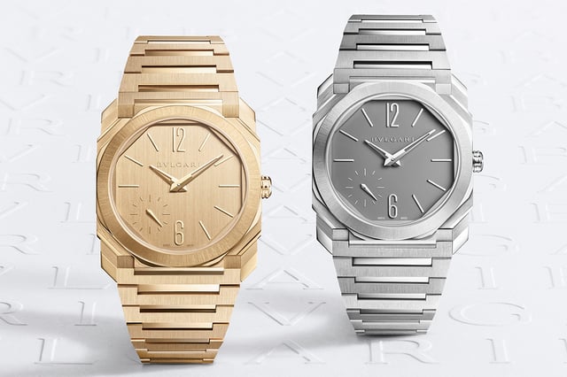 Bulgari Octo Finissimo Referenz 104120 und 104351, zwei Uhren