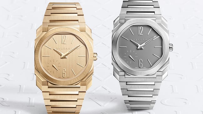 Bulgari Octo Finissimo Referenz 104120 und 104351, zwei Uhren