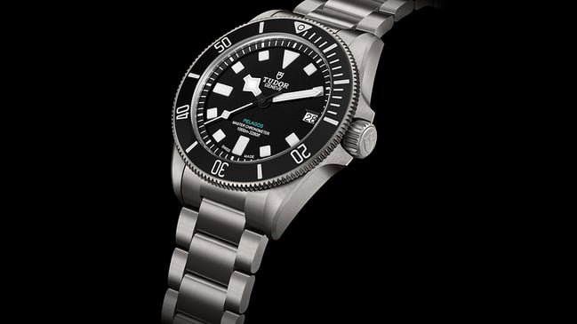 Tudor, Taucheruhr aus Titan mit Automatikwerk