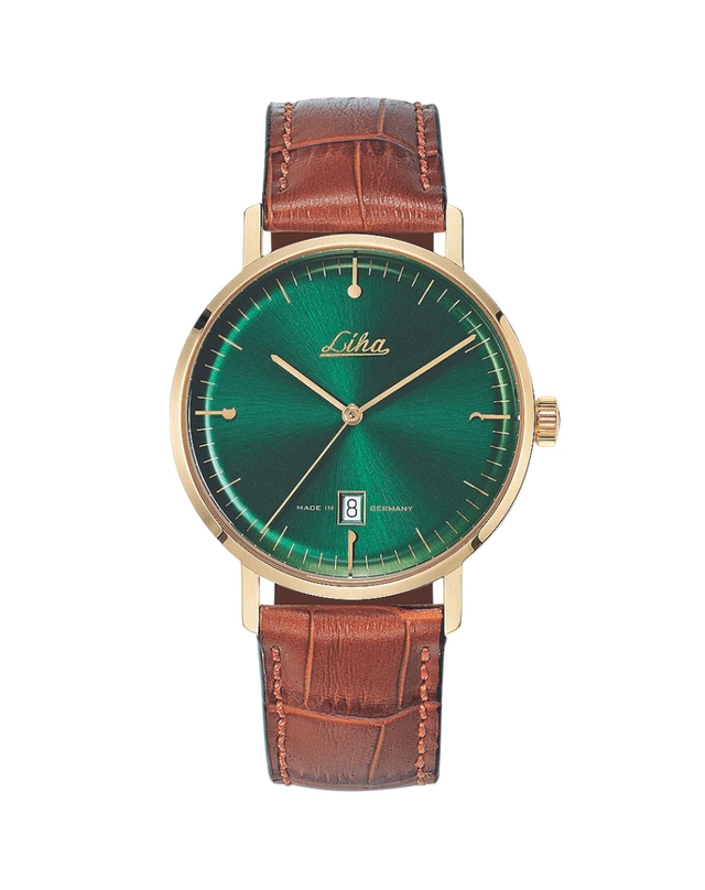 Liha Original Nr. 1 mit grünem Zifferblatt