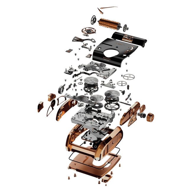 Jacob & Co. Godfather II, Zusammenstellung Kaliber JCAM62