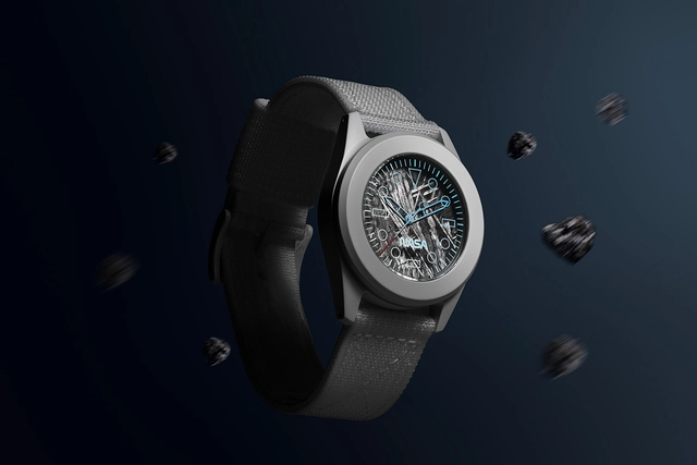 Unimatic x Massena LAB Modello Quattro U4S-T-SPW, Uhr vor Weltall