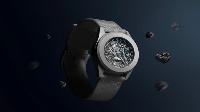 Unimatic x Massena LAB Modello Quattro U4S-T-SPW, Uhr vor Weltall