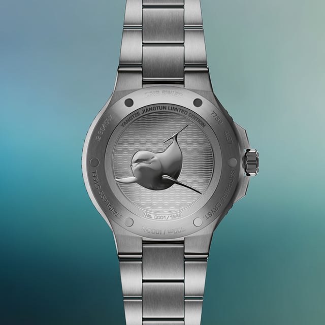 Oris Yangtze Jiangtun Limited Edition, Gehäuseboden