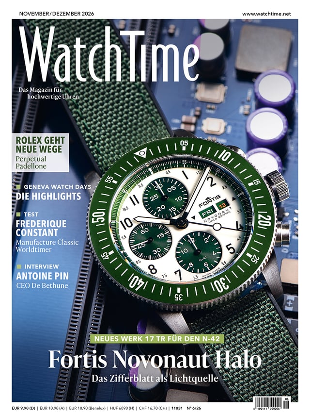 WatchTime November/Dezember Ausgabe mit Fortis Titel