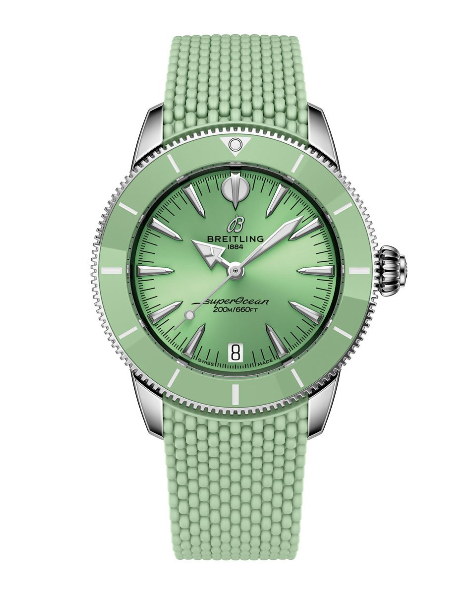 Breitling Superocean Heritage Automatic 36 hellgrün A10390361L1S1