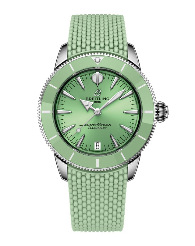 Breitling Superocean Heritage Automatic 36 hellgrün A10390361L1S1