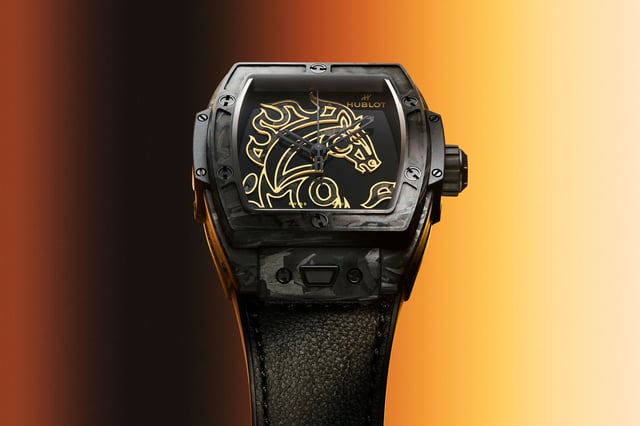 Hublot: Spirit of Big Bang Year of the Horse Frosted Carbon