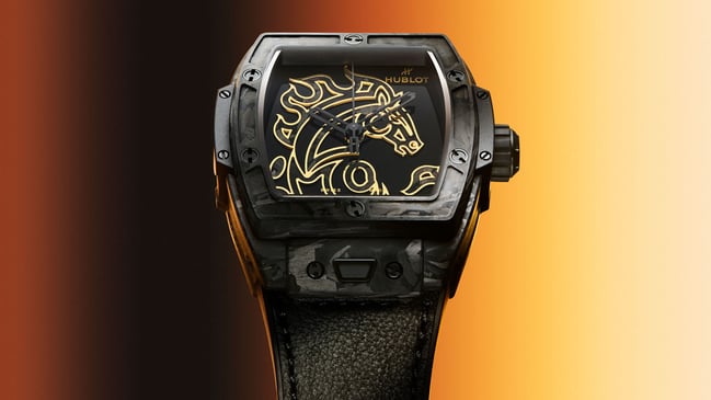 Hublot: Spirit of Big Bang Year of the Horse Frosted Carbon