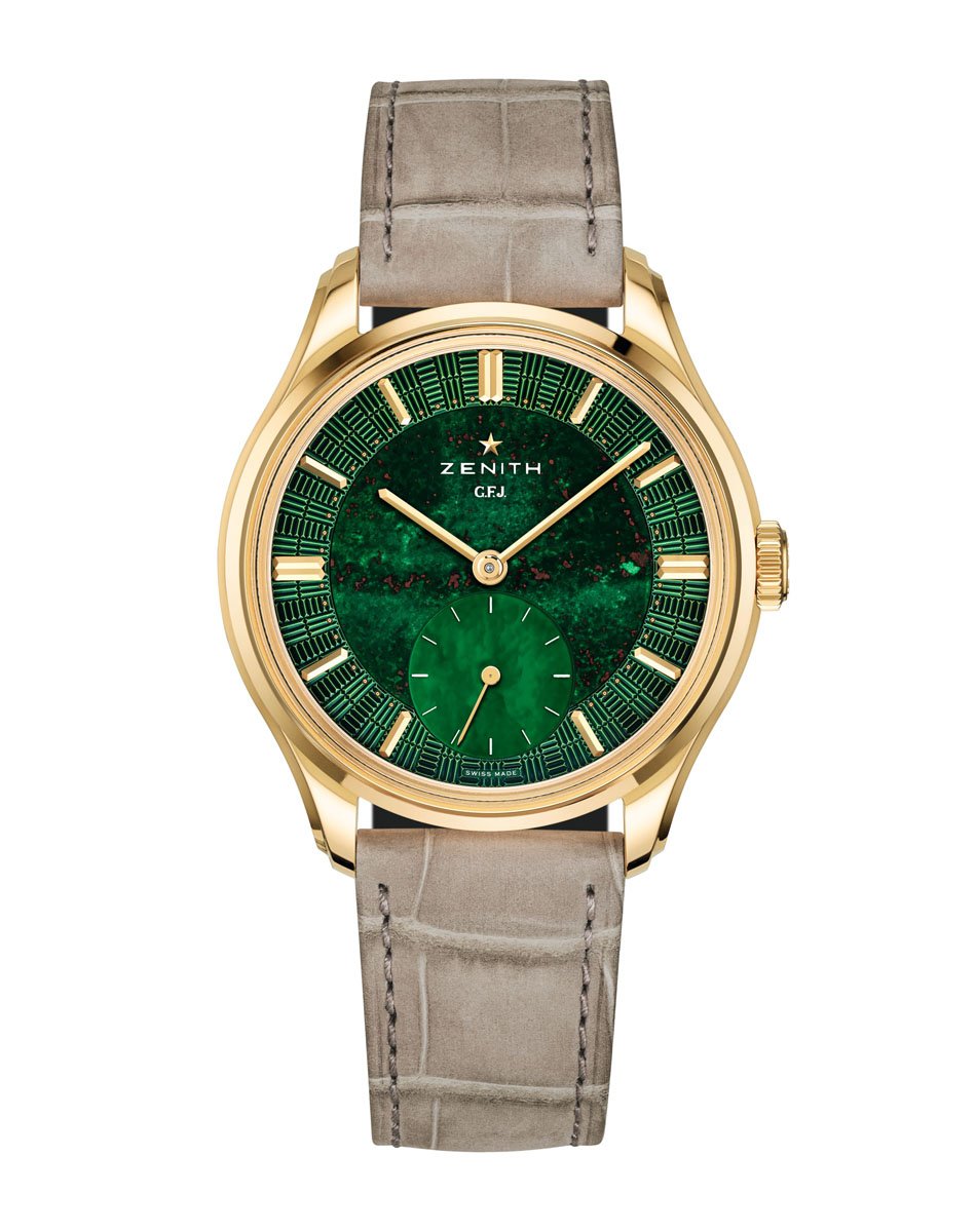 Zenith: G.F.J. Yellow Gold Bloodstone mit Heliotrop-Zifferblatt