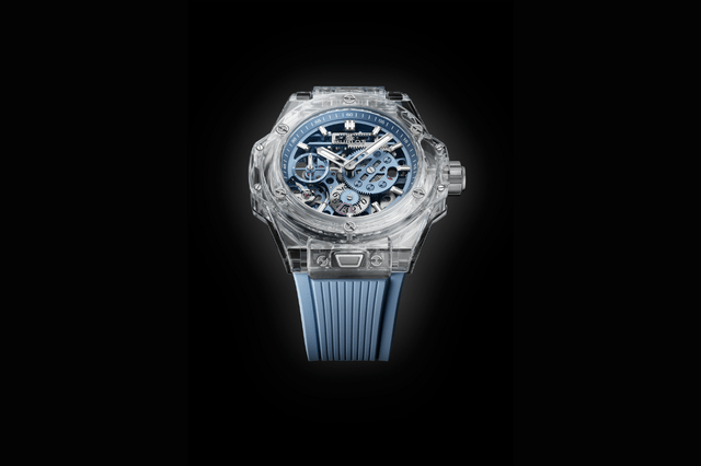 Front der Hublot Big Bang Sapphire Sky Blue (1)
